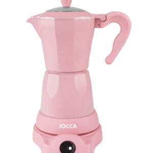 Jocca 2482 6 csészés elektromos "olasz" kávéfőző, rózsaszín